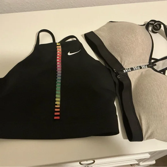 Nike Black Sports Brac& - Pink - Picture 2 of 7